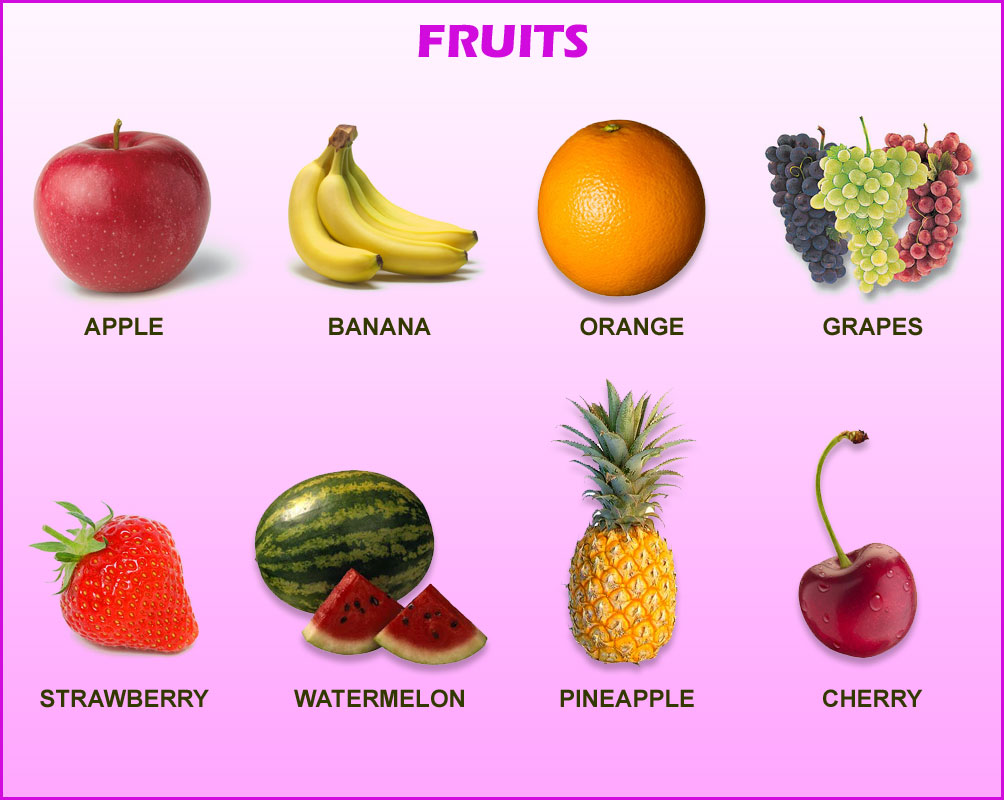 Resultado de imagen para fruit images with names